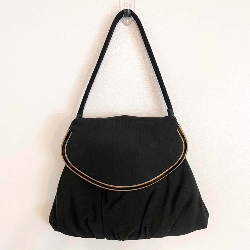 Vintage 1950s Garary Wool Handle Shoulder Bag